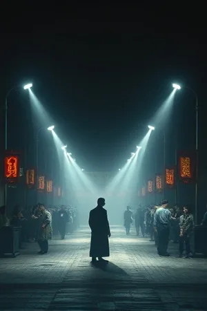 《潮汐观测站》封面，海边白色观测塔与潮位标尺