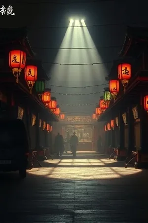 《第七次日落》封面，橙红色天空下的废弃观测塔