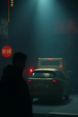 《长夜补白》封面，台灯下未合上的笔记本